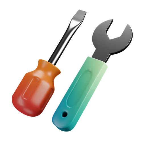 PC repair and workstation setup icon